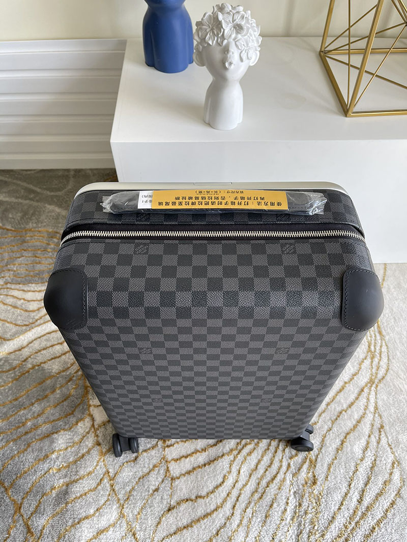 ルイヴィトン スーツケース/キャリーバッグ 新品 ホライゾン 50 ブラック N23210 ダミエ・グラフィット キャンバス シルバー金具 - 画像 (7)