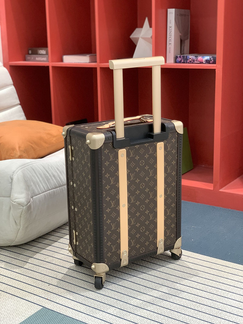 ルイヴィトン スーツケース ローリングトランク ブラウン M20212 モノグラム・キャンバス シルバー金具 - 画像 (7)