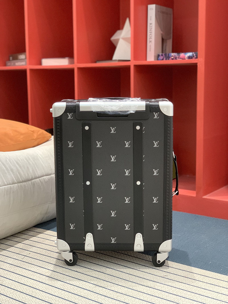 ルイヴィトン スーツケース ローリングトランク ブラック / シルバー M11067 LV ブラゾン・カーフレザー シルバー金具 - 画像 (2)