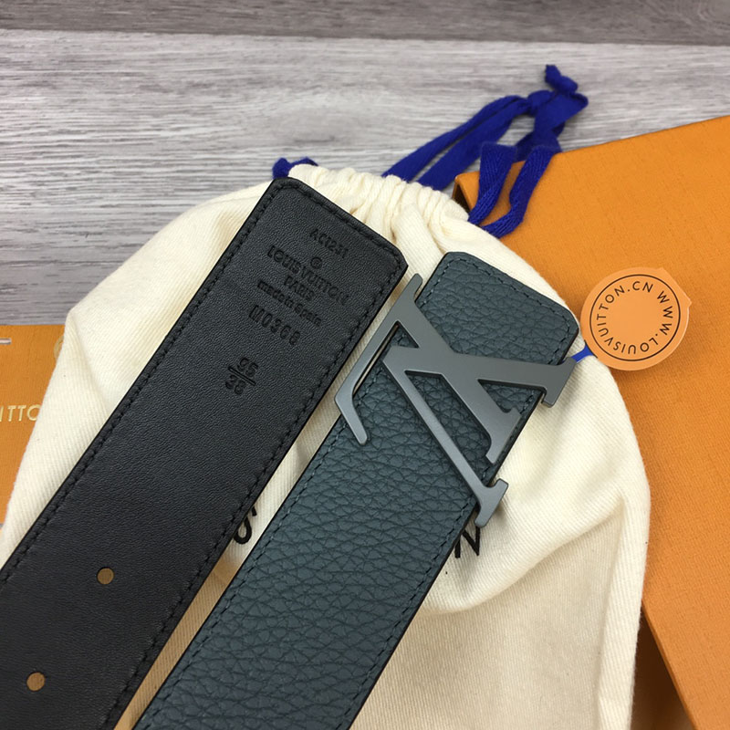 ルイヴィトン ベルト・LV イニシャル 40MM リバーシブル ブラック トリヨンレザー ブラック金具 ヴィトン ベルト メンズ 人気 2410639 - 画像 (7)
