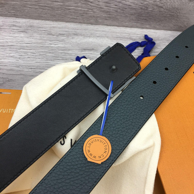 ルイヴィトン ベルト・LV イニシャル 40MM リバーシブル ブラック トリヨンレザー ブラック金具 ヴィトン ベルト メンズ 人気 2410639 - 画像 (6)