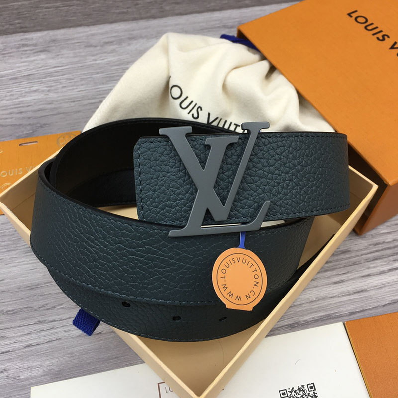 ルイヴィトン ベルト・LV イニシャル 40MM リバーシブル ブラック トリヨンレザー ブラック金具 ヴィトン ベルト メンズ 人気 2410639 - 画像 (2)