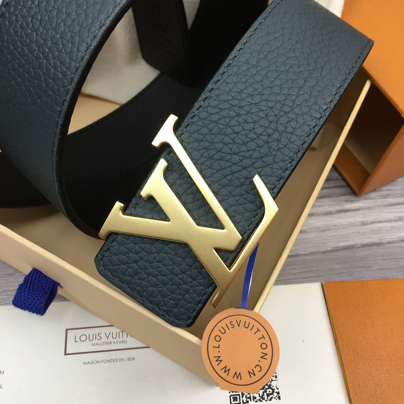 ルイヴィトン ベルト・LV イニシャル 40MM リバーシブル ブラック トリヨンレザー ゴールド金具 ヴィトン ベルト メンズ 人気 2410642 - 画像 (9)