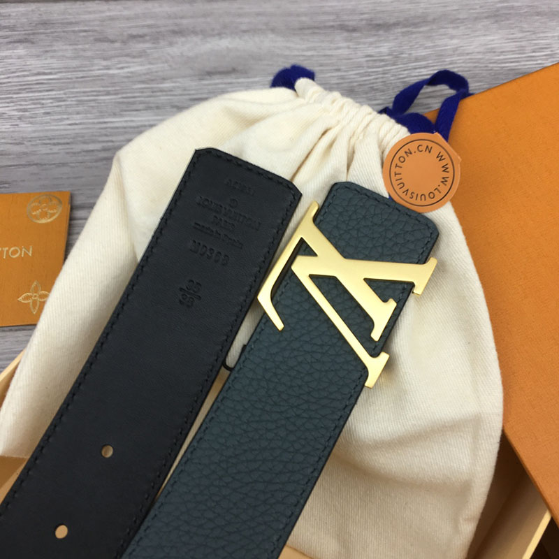 ルイヴィトン ベルト・LV イニシャル 40MM リバーシブル ブラック トリヨンレザー ゴールド金具 ヴィトン ベルト メンズ 人気 2410642 - 画像 (7)