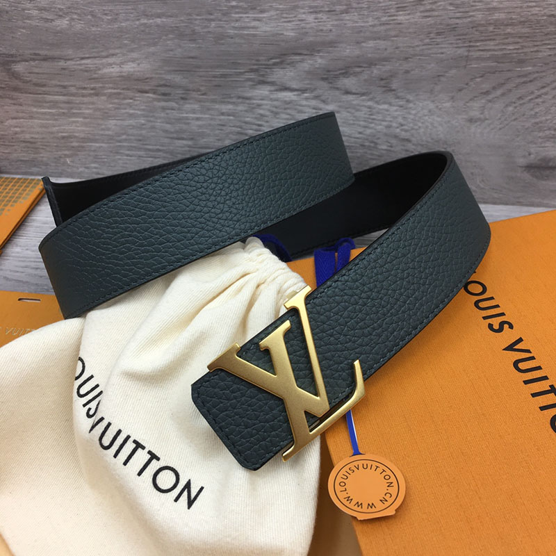 ルイヴィトン ベルト・LV イニシャル 40MM リバーシブル ブラック トリヨンレザー ゴールド金具 ヴィトン ベルト メンズ 人気 2410642 - 画像 (5)
