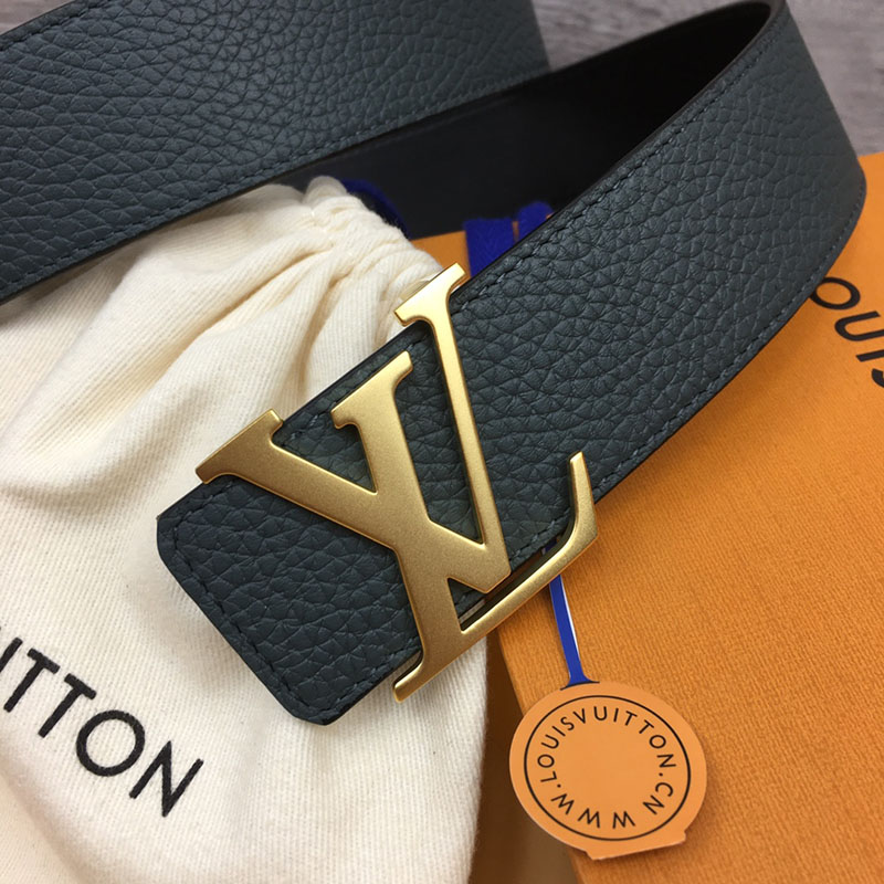 ルイヴィトン ベルト・LV イニシャル 40MM リバーシブル ブラック トリヨンレザー ゴールド金具 ヴィトン ベルト メンズ 人気 2410642 - 画像 (4)