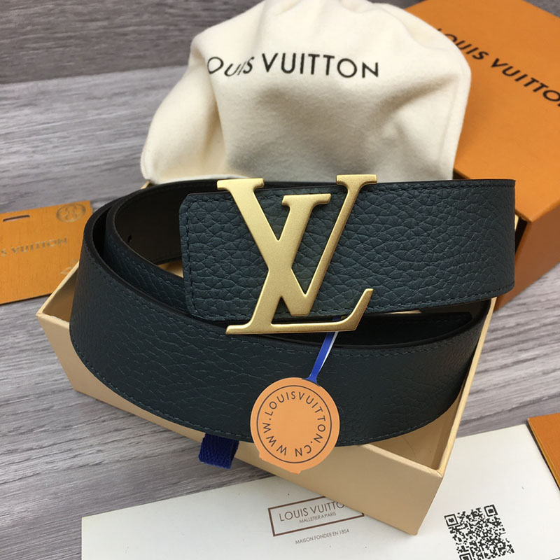 ルイヴィトン ベルト・LV イニシャル 40MM リバーシブル ブラック トリヨンレザー ゴールド金具 ヴィトン ベルト メンズ 人気 2410642 - 画像 (3)