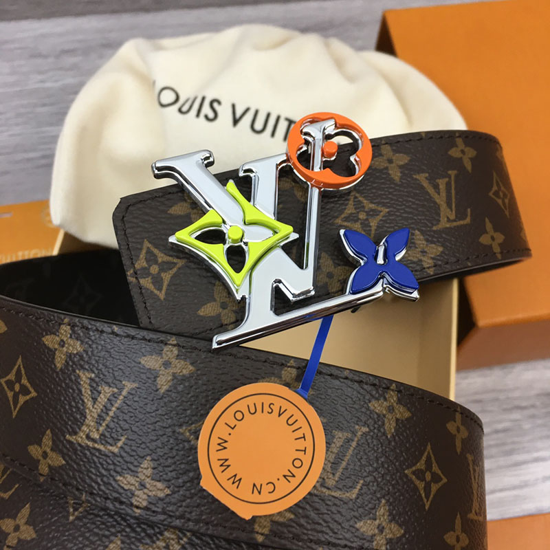 ルイヴィトン ベルト・LV イニシャル 40MM リバーシブル ブラウン トリヨンレザー シルバー金具 ヴィトン ベルト メンズ 人気 2410643 - 画像 (9)