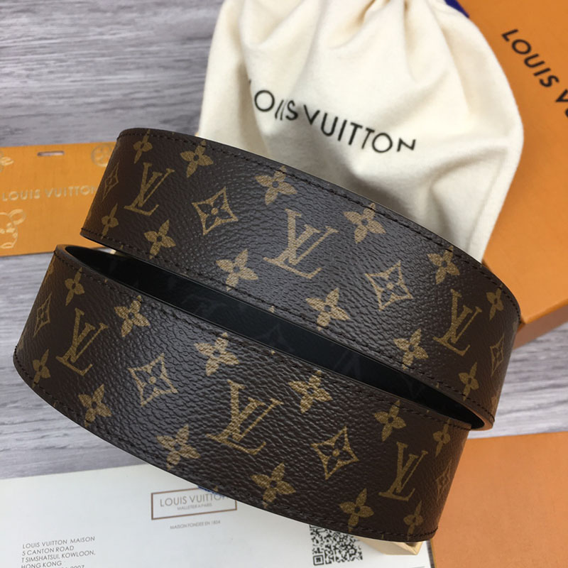 ルイヴィトン ベルト・LV イニシャル 40MM リバーシブル ブラウン トリヨンレザー シルバー金具 ヴィトン ベルト メンズ 人気 2410643 - 画像 (8)