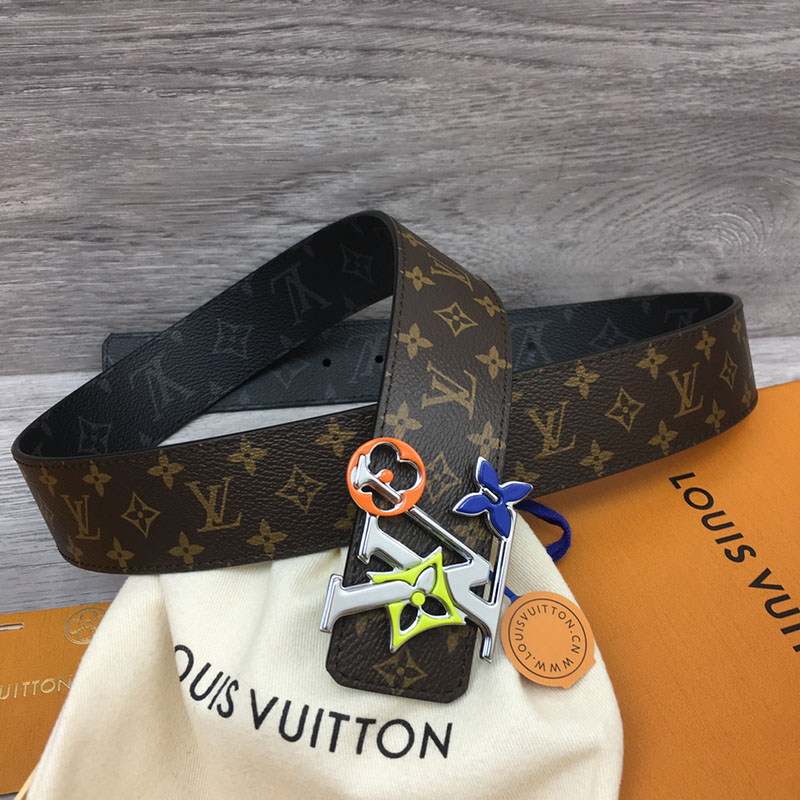 ルイヴィトン ベルト・LV イニシャル 40MM リバーシブル ブラウン トリヨンレザー シルバー金具 ヴィトン ベルト メンズ 人気 2410643 - 画像 (2)