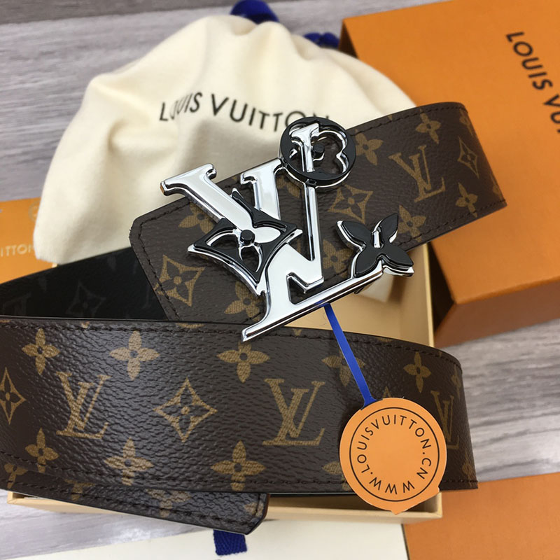 ルイヴィトン ベルト・LV イニシャル 40MM リバーシブル ブラウン トリヨンレザー シルバー金具 ヴィトン ベルト メンズ 人気 2410644 - 画像 (9)