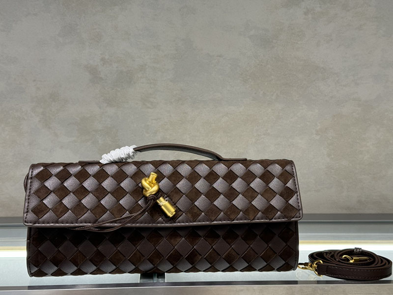 N品 Bottega Veneta ボッテガ・ヴェネタ アンディアーモ クラッチバッグ フォンデンテ 741511VCPP32132 ラムスキン、カーフ ゴールド金具 激安優良店 - 画像 (7)