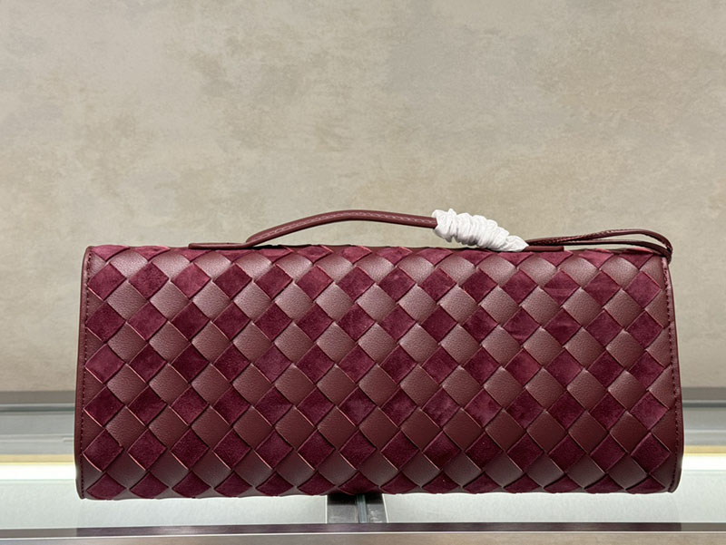 N品 Bottega Veneta ボッテガ・ヴェネタ アンディアーモ クラッチバッグ バローロ 741511VCPP32250 ラムスキン、カーフ ゴールド金具 激安優良店 - 画像 (5)