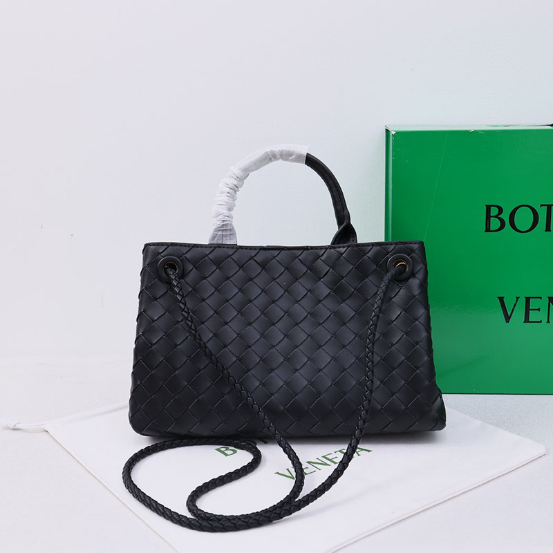 N品 Bottega Veneta ボッテガ・ヴェネタ スモール イーストウエスト アンディアーモ ブラック 766010VCPP11139 ラムスキン ゴールド金具 激安優良店 - 画像 (9)