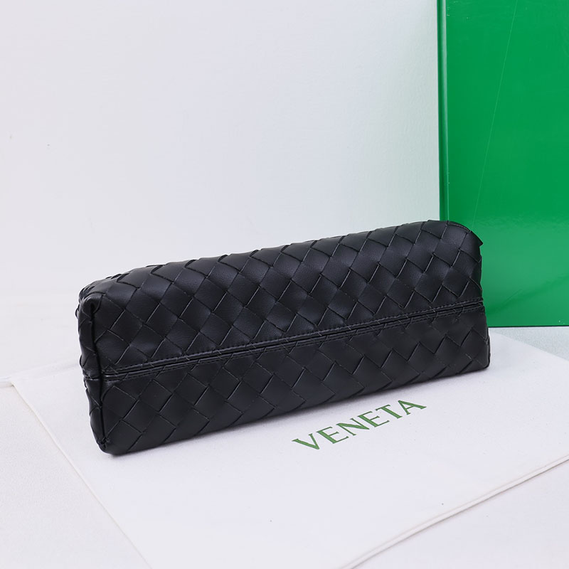 N品 Bottega Veneta ボッテガ・ヴェネタ スモール イーストウエスト アンディアーモ ブラック 766010VCPP11139 ラムスキン ゴールド金具 激安優良店 - 画像 (6)