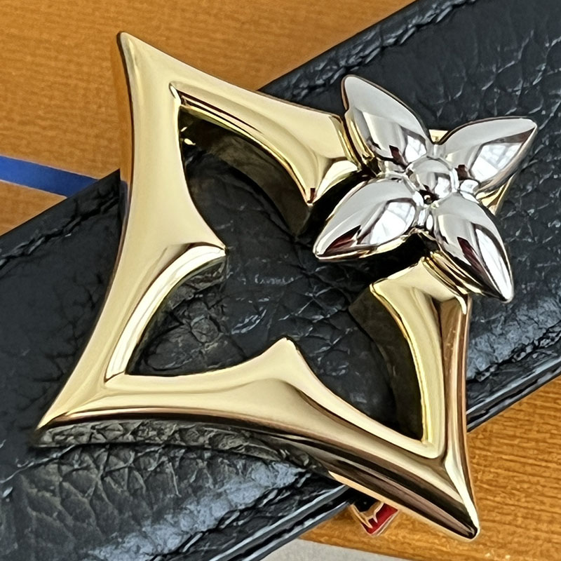 ルイヴィトン ベルト・フラワーグラム 30MM リバーシブル M8373U ブラウン ブラック モノグラム・キャンバス ゴールド金具 ヴィトン ベルト 安い レディース - 画像 (7)