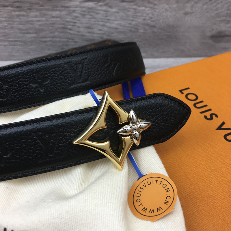 ルイヴィトン ベルト・フラワーグラム 30MM リバーシブル ブラウン ブラック モノグラム・キャンバス ゴールド金具 ベルト レディース 人気 2410662 - 画像 (9)