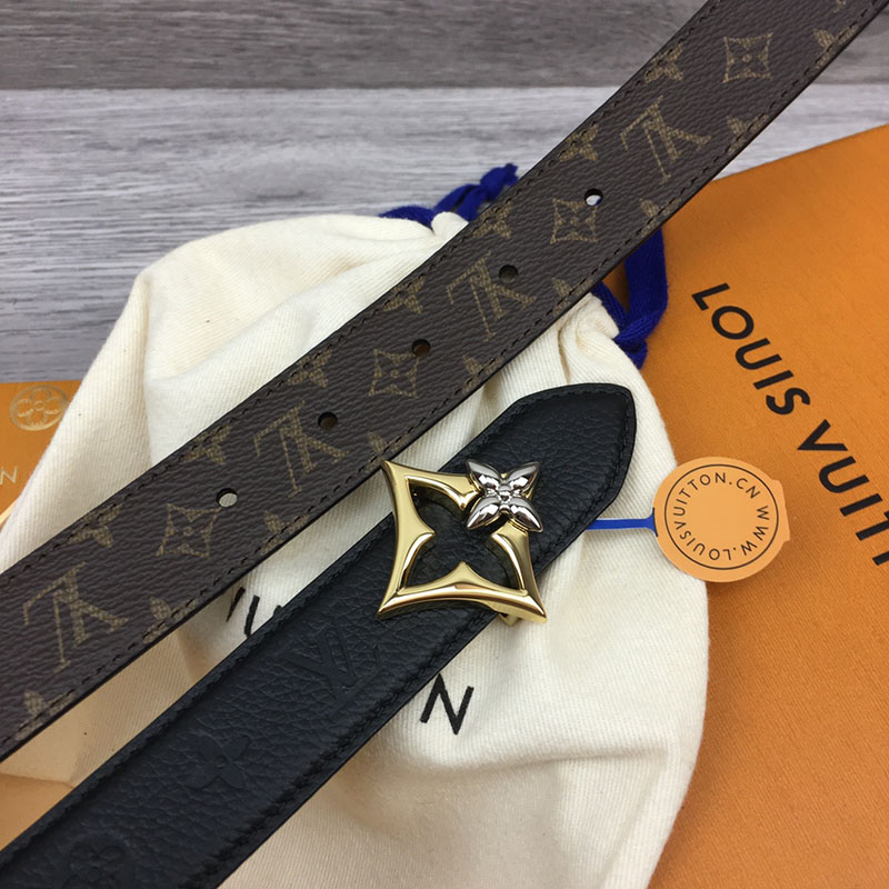 ルイヴィトン ベルト・フラワーグラム 30MM リバーシブル ブラウン ブラック モノグラム・キャンバス ゴールド金具 ベルト レディース 人気 2410662 - 画像 (7)
