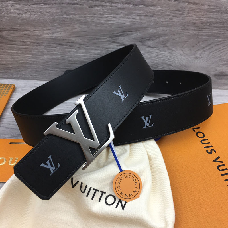 ルイヴィトン ベルト・LV ライン 40MM リバーシブル ブラック モノグラム・キャンバス マットシルバー金具 ヴィトン ベルト 安い メンズ 2410663 - 画像 (8)