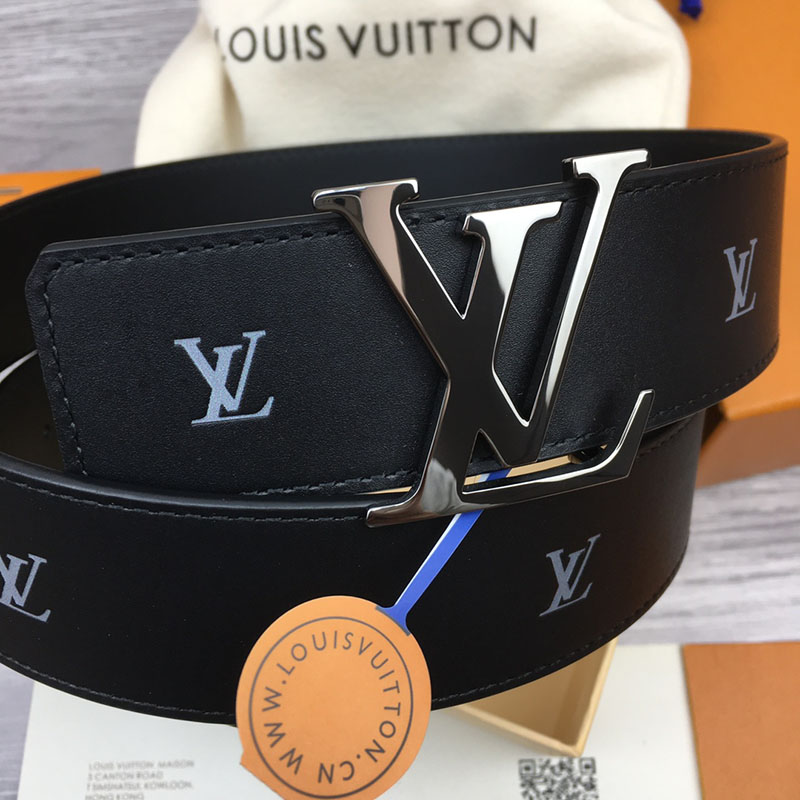 ルイヴィトン ベルト・LV ライン 40MM リバーシブル ブラック モノグラム・キャンバス シルバー金具 ヴィトン ベルト 安い メンズ 2410664 - 画像 (9)