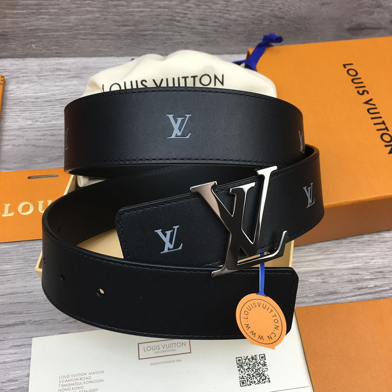 ルイヴィトン ベルト・LV ライン 40MM リバーシブル ブラック モノグラム・キャンバス シルバー金具 ヴィトン ベルト 安い メンズ 2410664 - 画像 (7)