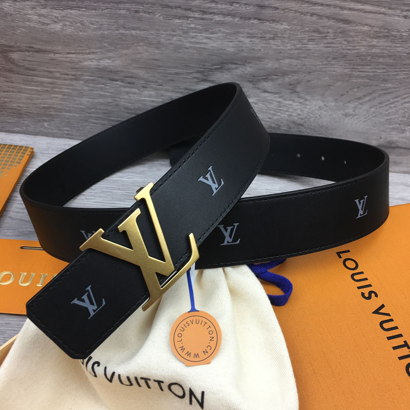 ルイヴィトン ベルト・LV ライン 40MM リバーシブル ブラック モノグラム・キャンバス ゴールド金具 ヴィトン ベルト 安い メンズ 2410665 - 画像 (3)