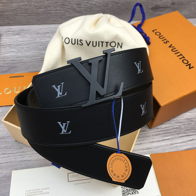 ルイヴィトン ベルト・LV ライン 40MM リバーシブル ブラック モノグラム・キャンバス ブラック金具 ヴィトン ベルト 安い メンズ 2410666 - 画像 (2)
