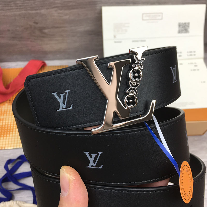 ルイヴィトン ベルト・LV ライン 40MM リバーシブル こげ茶色 モノグラム・キャンバス ゴールド金具 ヴィトン ベルト 安い メンズ 2410670 - 画像 (9)