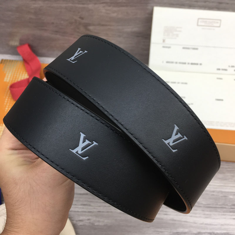 ルイヴィトン ベルト・LV ライン 40MM リバーシブル こげ茶色 モノグラム・キャンバス ゴールド金具 ヴィトン ベルト 安い メンズ 2410670 - 画像 (8)