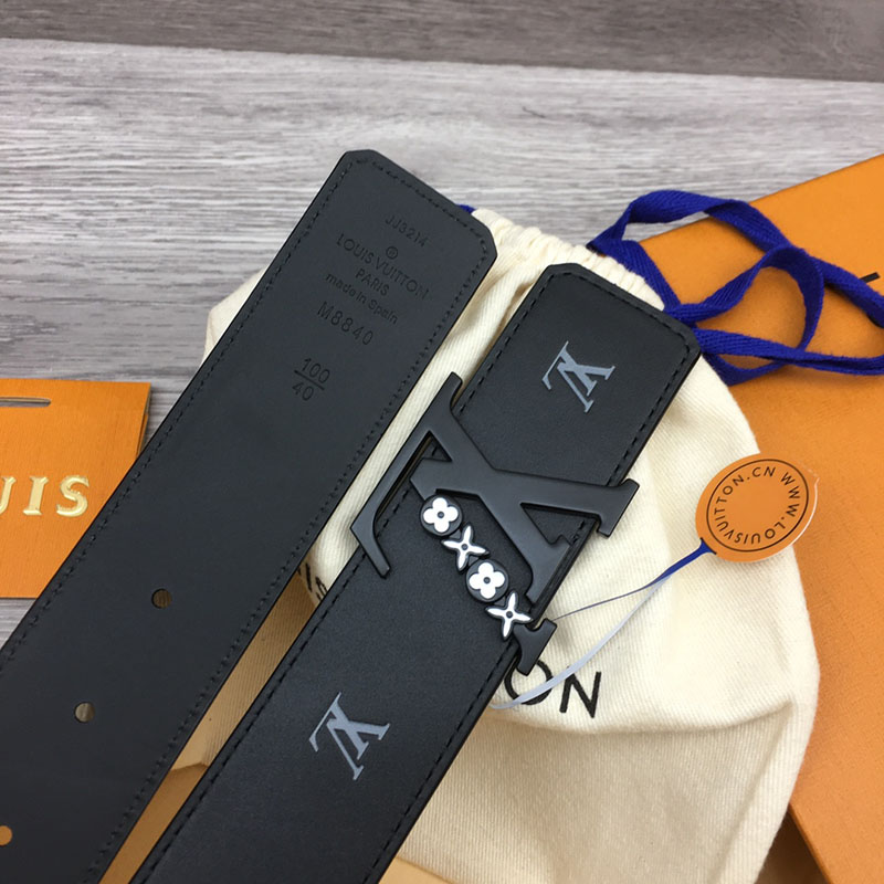 ルイヴィトン ベルト・LV ライン 40MM リバーシブル ブラック モノグラム・キャンバス ブラック金具 ヴィトン ベルト アウトレット 2410672 - 画像 (7)