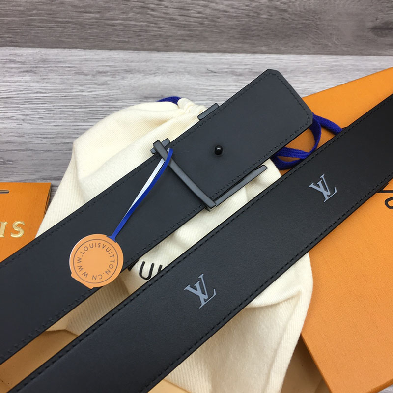 ルイヴィトン ベルト・LV ライン 40MM リバーシブル ブラック モノグラム・キャンバス ブラック金具 ヴィトン ベルト アウトレット 2410672 - 画像 (6)