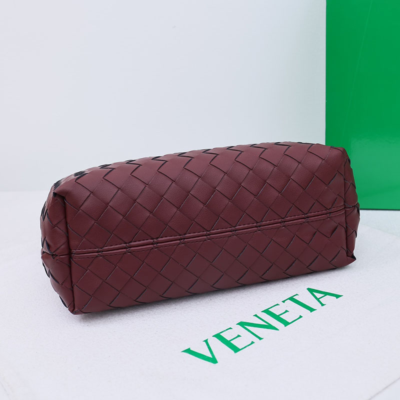 N品 Bottega Veneta ボッテガ・ヴェネタ スモール アンディアーモ バローロ 766014VCPP12273 ラムスキン ゴールド金具 激安優良店 - 画像 (6)