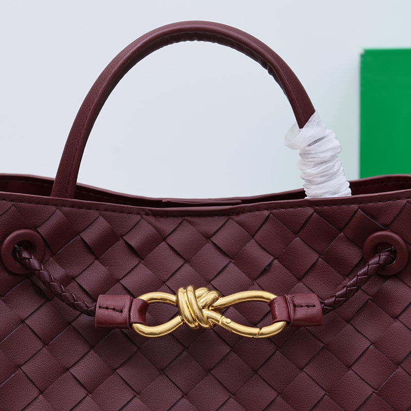N品 Bottega Veneta ボッテガ・ヴェネタ スモール アンディアーモ バローロ 766014VCPP12273 ラムスキン ゴールド金具 激安優良店 - 画像 (5)