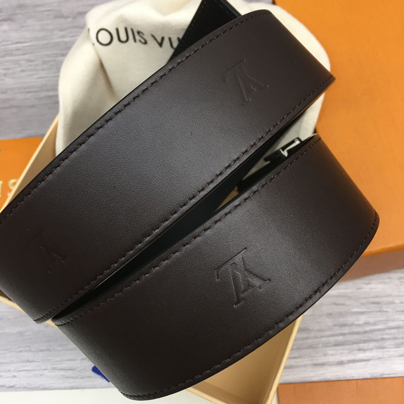 ルイヴィトン ベルト・LV ライン 40MM リバーシブル ブラック モノグラム・キャンバス シルバー金具 ヴィトン ベルト アウトレット 2410673 - 画像 (8)