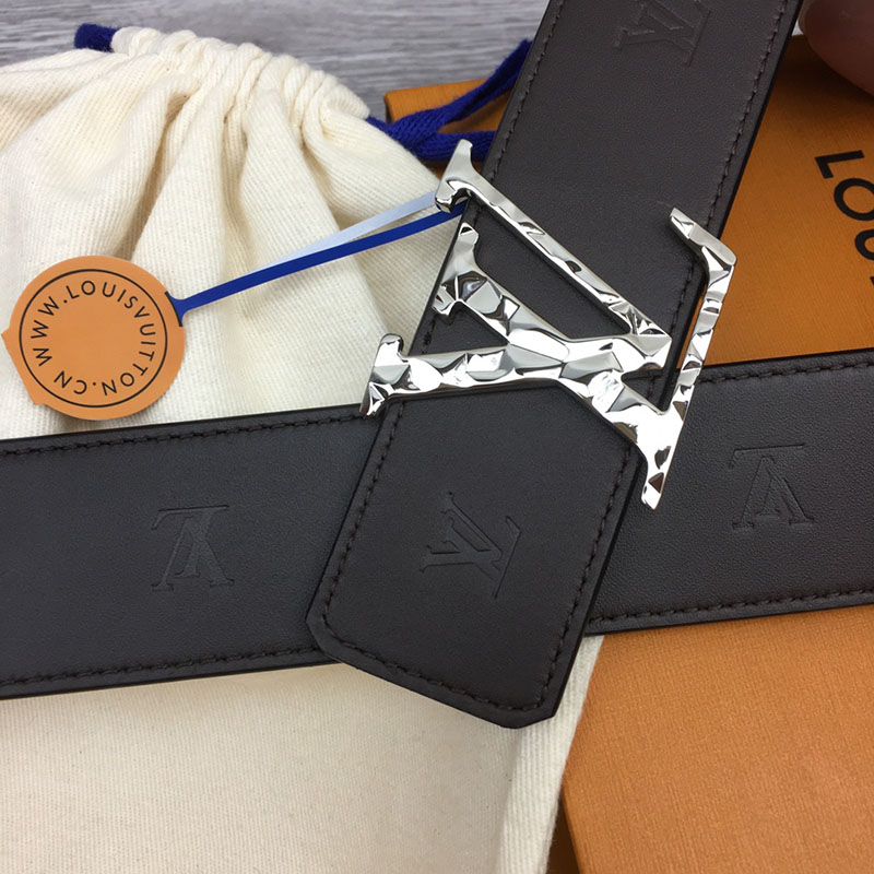 ルイヴィトン ベルト・LV ライン 40MM リバーシブル ブラック モノグラム・キャンバス シルバー金具 ヴィトン ベルト アウトレット 2410673 - 画像 (5)