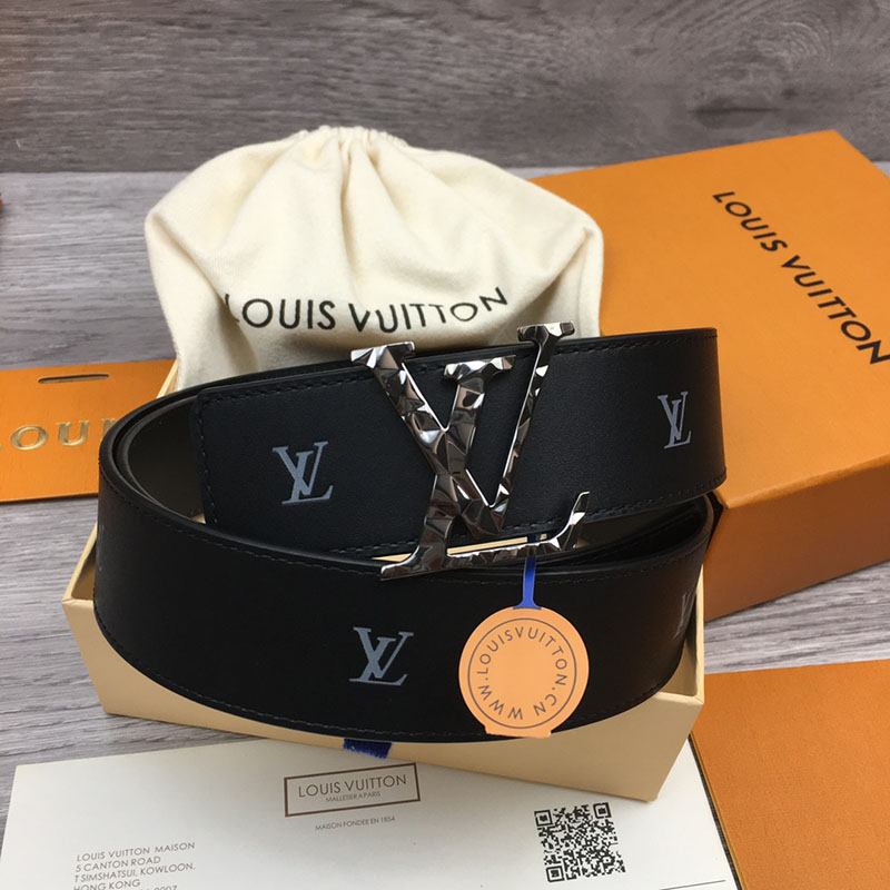 ルイヴィトン ベルト・LV ライン 40MM リバーシブル ブラック モノグラム・キャンバス シルバー金具 ヴィトン ベルト アウトレット 2410673 - 画像 (4)