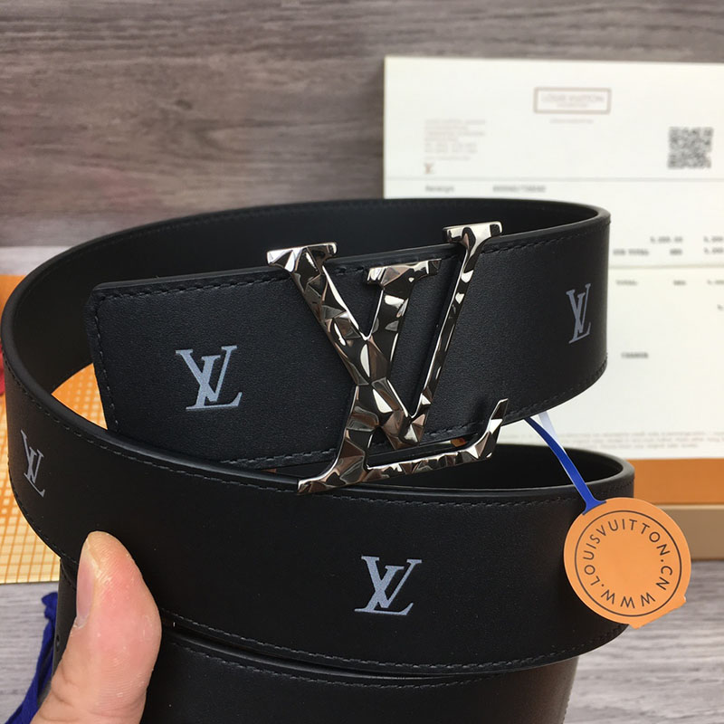 ルイヴィトン ベルト・LV ライン 40MM リバーシブル ブラック モノグラム・キャンバス シルバー金具 ヴィトン ベルト アウトレット 2410673 - 画像 (2)