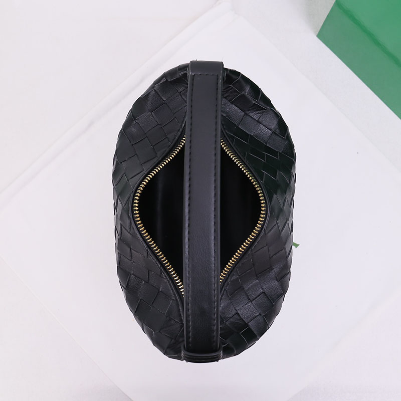 N品 Bottega Veneta ボッテガ・ヴェネタ ミニ ウォレス ブラック 754443V3IV18425 カーフ ゴールド金具 激安優良店 - 画像 (2)