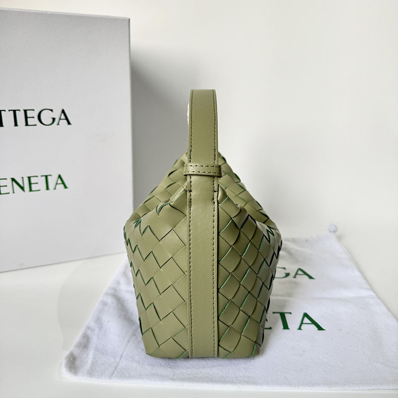 N品 Bottega Veneta ボッテガ・ヴェネタ ミニ ウォレス トラバーチン 754443V3IV12943 カーフ ゴールド金具 激安優良店 - 画像 (5)
