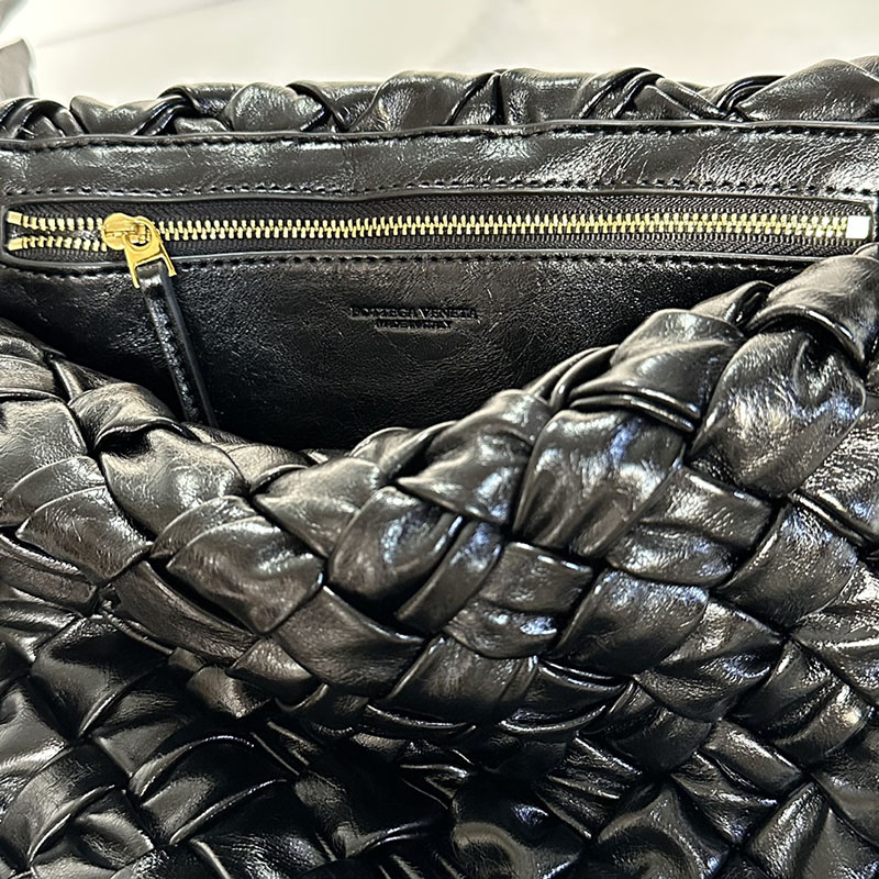 N品 Bottega Veneta ボッテガ・ヴェネタ チッタ Kalimero Città ブラック 785797V40T01019 カーフ ゴールド金具 激安優良店 - 画像 (2)