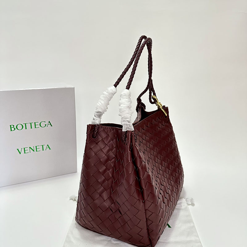 N品 Bottega Veneta ボッテガ・ヴェネタ ラージ パラシュート Large Parachute バローロ 796571VCPPT2250 ラムスキン ゴールド金具 激安優良店 - 画像 (6)
