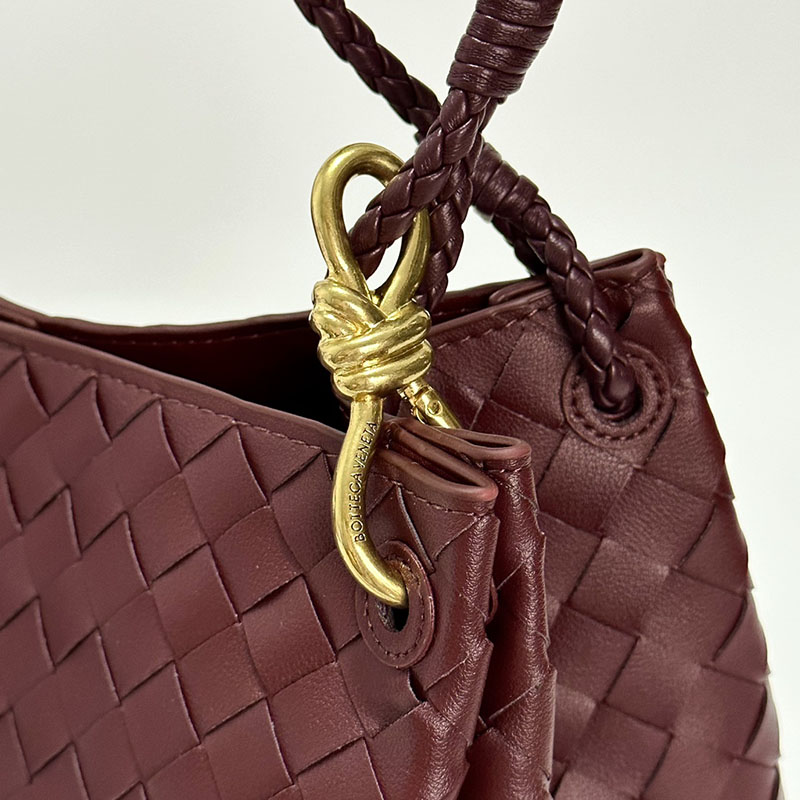 N品 Bottega Veneta ボッテガ・ヴェネタ ラージ パラシュート Large Parachute バローロ 796571VCPPT2250 ラムスキン ゴールド金具 激安優良店 - 画像 (4)