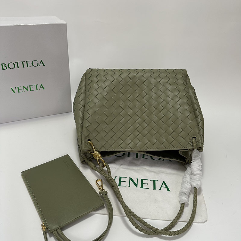 N品 Bottega Veneta ボッテガ・ヴェネタ ラージ パラシュート Large Parachute トラバーチン 796571VCPPT2916 ラムスキン ゴールド金具 激安優良店 - 画像 (3)