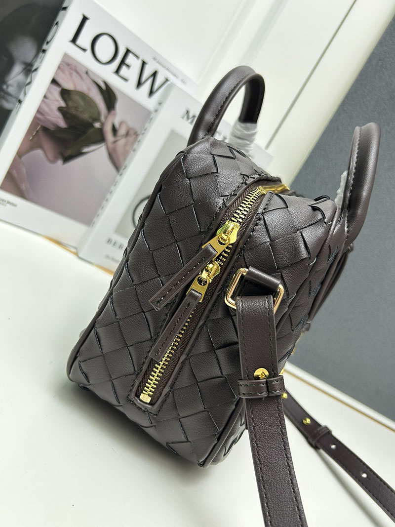 N品 Bottega Veneta ボッテガ・ヴェネタ ゲッタウェイ スモール トップハンドル バッグ フォンデンテ 776736VCPP12132 ラムスキン ゴールド金具 激安優良店 - 画像 (5)