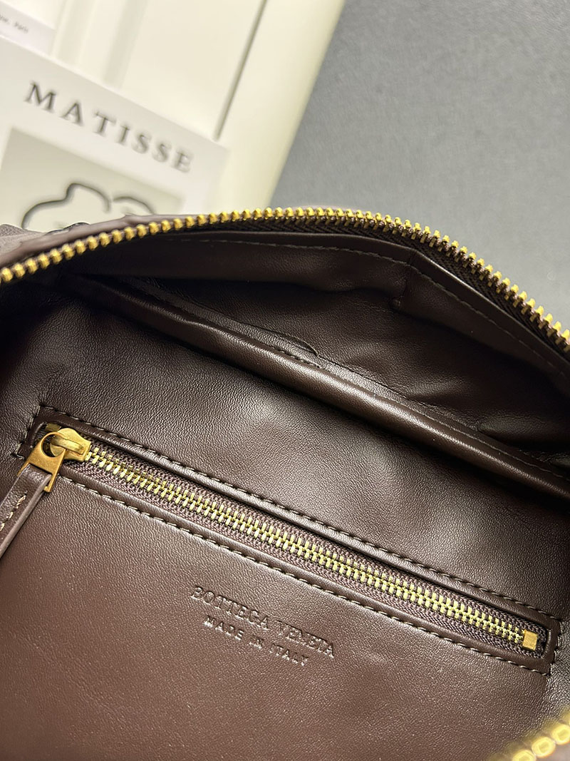 N品 Bottega Veneta ボッテガ・ヴェネタ ゲッタウェイ スモール トップハンドル バッグ フォンデンテ 776736VCPP12132 ラムスキン ゴールド金具 激安優良店 - 画像 (2)