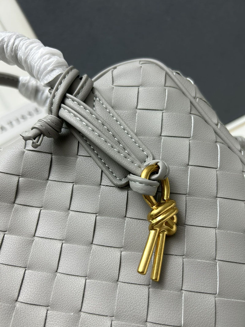 N品 Bottega Veneta ボッテガ・ヴェネタ ゲッタウェイ スモール トップハンドル バッグ スターリング 776736VCPP11504 ラムスキン ゴールド金具 激安優良店 - 画像 (6)