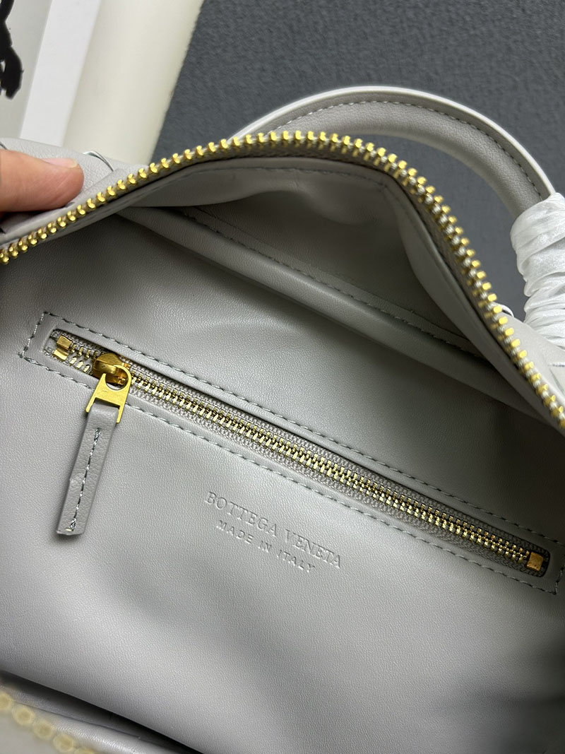 N品 Bottega Veneta ボッテガ・ヴェネタ ゲッタウェイ スモール トップハンドル バッグ スターリング 776736VCPP11504 ラムスキン ゴールド金具 激安優良店 - 画像 (2)