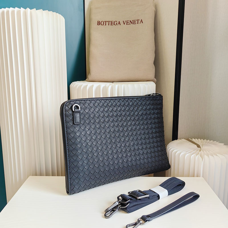 N品 Bottega Veneta ボッテガ・ヴェネタ ゲッタウェイ ドキュメントケース スペース 786664V2HL18837 ラムスキン シルバー金具 激安優良店 - 画像 (8)