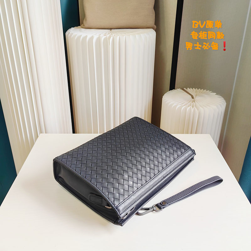N品 Bottega Veneta ボッテガ・ヴェネタ イントレチャート ハーフ ファスナーポーチ スペース 607479VCPQ58837 ラムスキン シルバー金具 激安優良店 - 画像 (7)