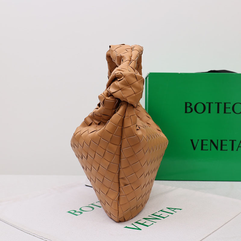 N品 Bottega Veneta ボッテガ・ヴェネタ ティーン ジョディ キャラメル 690225VCPP09830 ラムスキン、カーフ ゴールド金具 激安優良店 - 画像 (8)